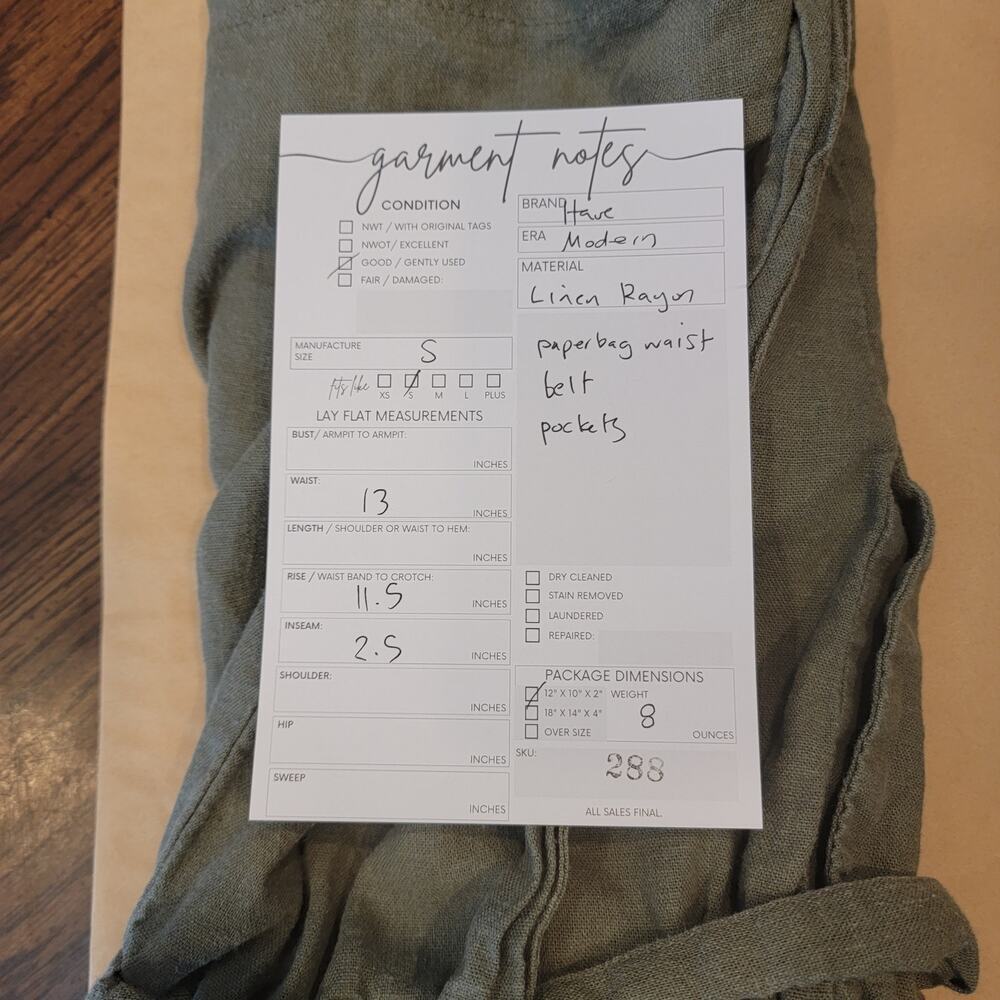 Linen Shorts - Picture 6 of 7